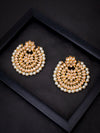 Sukkhi Sensational LCT Gold Plated Pearl Chandbali Earring Set for Women (SKR85511)