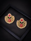 Sukkhi Shimmering Gold Plated LCT Chandbali Earring Set for Women (SKR85513)