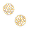 Sukkhi Trendy Kundan Gold Plated Pearl Stud Earring Set Worn By Karisma Kapoor