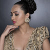 Sukkhi Trendy Kundan Gold Plated Pearl Stud Earring Set Worn By Karisma Kapoor