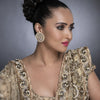 Sukkhi Classy Kundan Gold Plated Pearl Stud Earring Set Worn By Karisma Kapoor