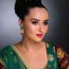 Sukkhi Delightful Gold Plated Kundan Stud Earring Set Worn By Karisma Kapoor