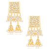 Sukkhi Glitzy Kundan Gold Plated Pearl Earring Set Worn By Karisma Kapoor