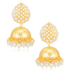 Sukkhi Lavish Kundan Gold Plated Pearl Jhumki Earring Set Worn By Karisma Kapoor