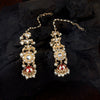 Sukkhi Exotic Pearl Gold Plated Kundan Chain Earring Set Worn By Karisma Kapoor