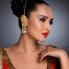 Sukkhi Exotic Pearl Gold Plated Kundan Chain Earring Set Worn By Karisma Kapoor