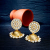 Sukkhi Fascinating Kundan Gold Plated Pearl Jhumki Earring Set Worn By Karisma Kapoor