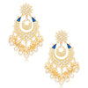 Sukkhi Sensational Kundan Gold Plated Pearl Chandelier Earring Set Worn By Karisma Kapoor