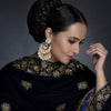 Sukkhi Sensational Kundan Gold Plated Pearl Chandelier Earring Set Worn By Karisma Kapoor