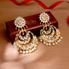 Sukkhi Adorable Kundan Gold Plated Pearl Chandelier Earrring set Worn By Karisma Kapoor (SKR85648)