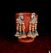 Sukkhi Brilliant Pearl Gold Plated Kundan Meenakari Earring Set Worn By Karisma Kapoor