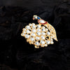 Sukkhi Spectacular Kundan Gold Plated Meenakari Ring Worn By Karisma Kapoor