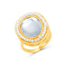 Sukkhi Cluster Kundan Gold Plated Pearl Ring Worn By Karisma Kapoor