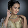 Sukkhi Pleasing Kundan Gold Plated Pearl Choker Necklace Set Worn By Karisma Kapoor