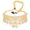 Sukkhi Exotic Gold Plated Kundan & Pearl Choker Necklace Set Worn By Karisma Kapoor