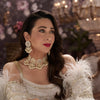 Sukkhi Marquise Gold Plated Kundan & Pearl Choker Necklace Set Worn By Karisma Kapoor