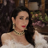 Sukkhi Classic Pearl Gold Plated Kundan Choker Necklace Set Worn By Karisma Kapoor