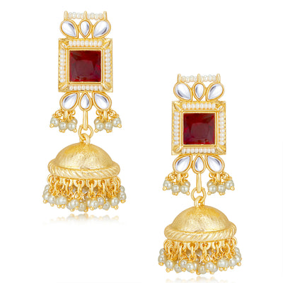 Sukkhi Dazzling Pearl Gold Plated Kundan Choker Necklace Set Worn By Karisma Kapoor