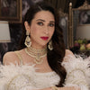 Sukkhi Exclusive Gold Plated Kundan & Pearl Choker Necklace Set Worn By Karisma Kapoor
