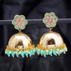 Sukkhi Sparkling Gold Plated Floral Meenakari Jhumki Earring for Women