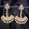 Sukkhi Elegant Pearl Gold Plated Kundan Dangle Earring for Women