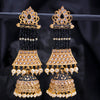 Sukkhi Exotic Pearl Gold Plated Kundan Meenakari Jhumki Earring for Women