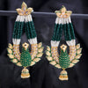 Sukkhi Amazing Pearl Gold Plated Kundan Peacock Meenakari Jhumki Earring for Women