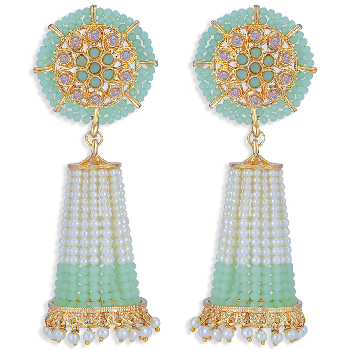 Sukkhi Amazing Gold Plated Pearl Jhumki Earring for Women