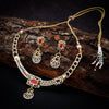 Sukkhi Fabulous Glitzy Gold Plated CZ Necklace Set for Women