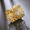 Sukkhi Glorious Stylish Gold Plated CZ Ring for Women