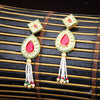 Sukkhi Beguiling Ravishing Kundan Gold Plated Pearl Drop Earring for Women