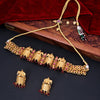 Sukkhi Elegant Elephant Pearl Gold Plated Choker Necklace Set for Women