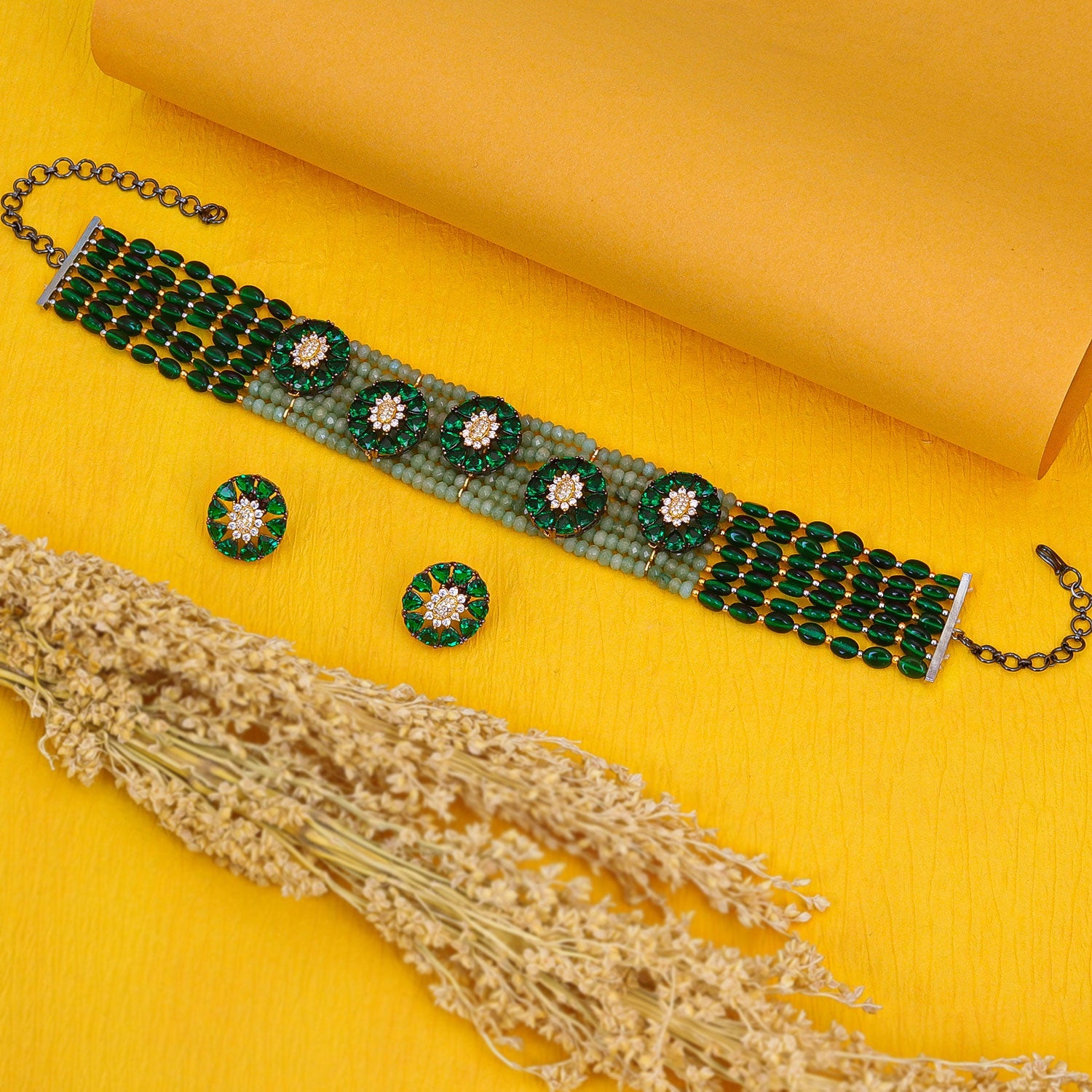 Sukkhi Marvellous Glorious Gold Plated Necklace Set for Women