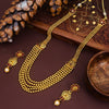 Sukkhi Fascinate Blooming Layer Pearl Gold Plated Necklace Set for Women