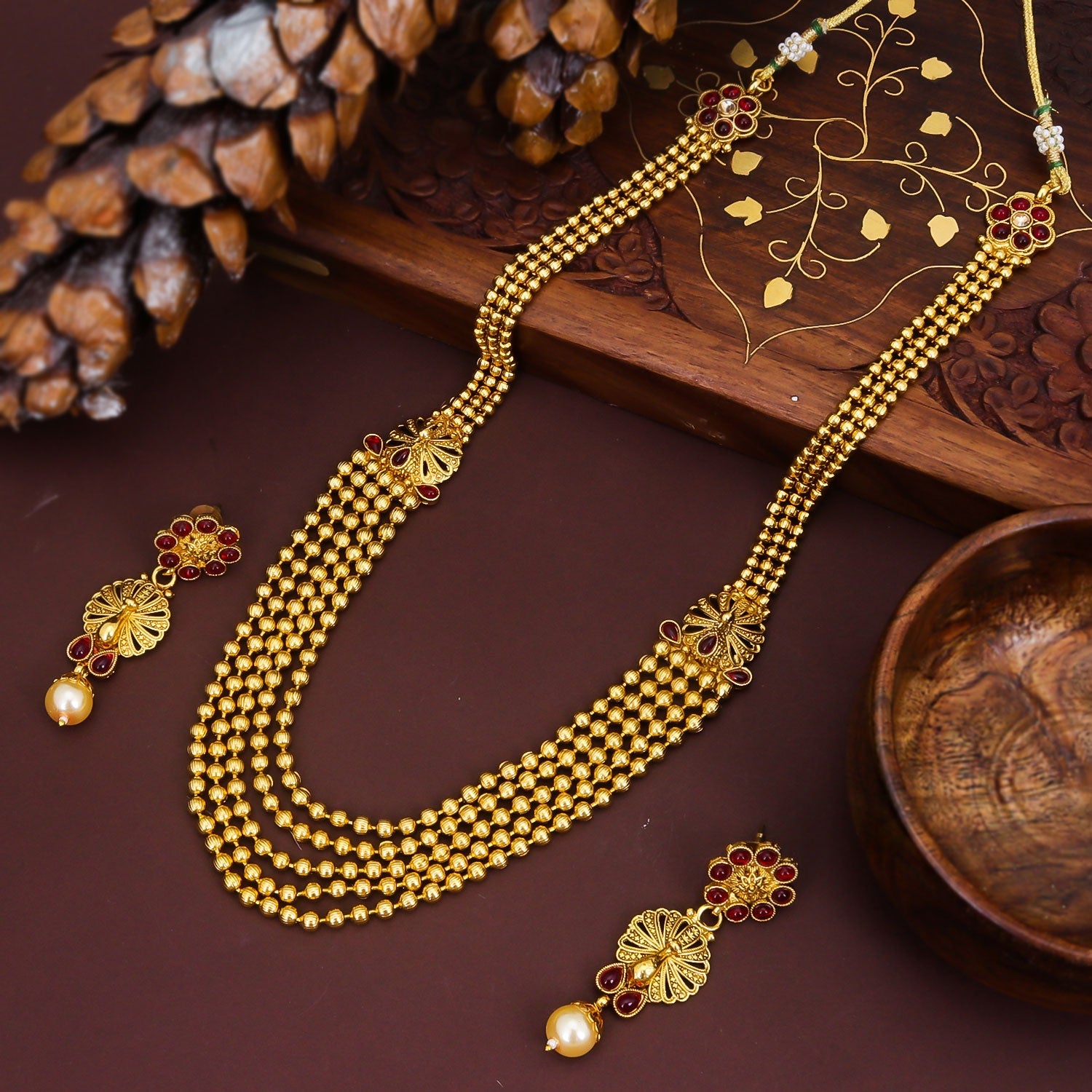 Gold Plated Necklace Set for Girls and Women's – alltrend.in