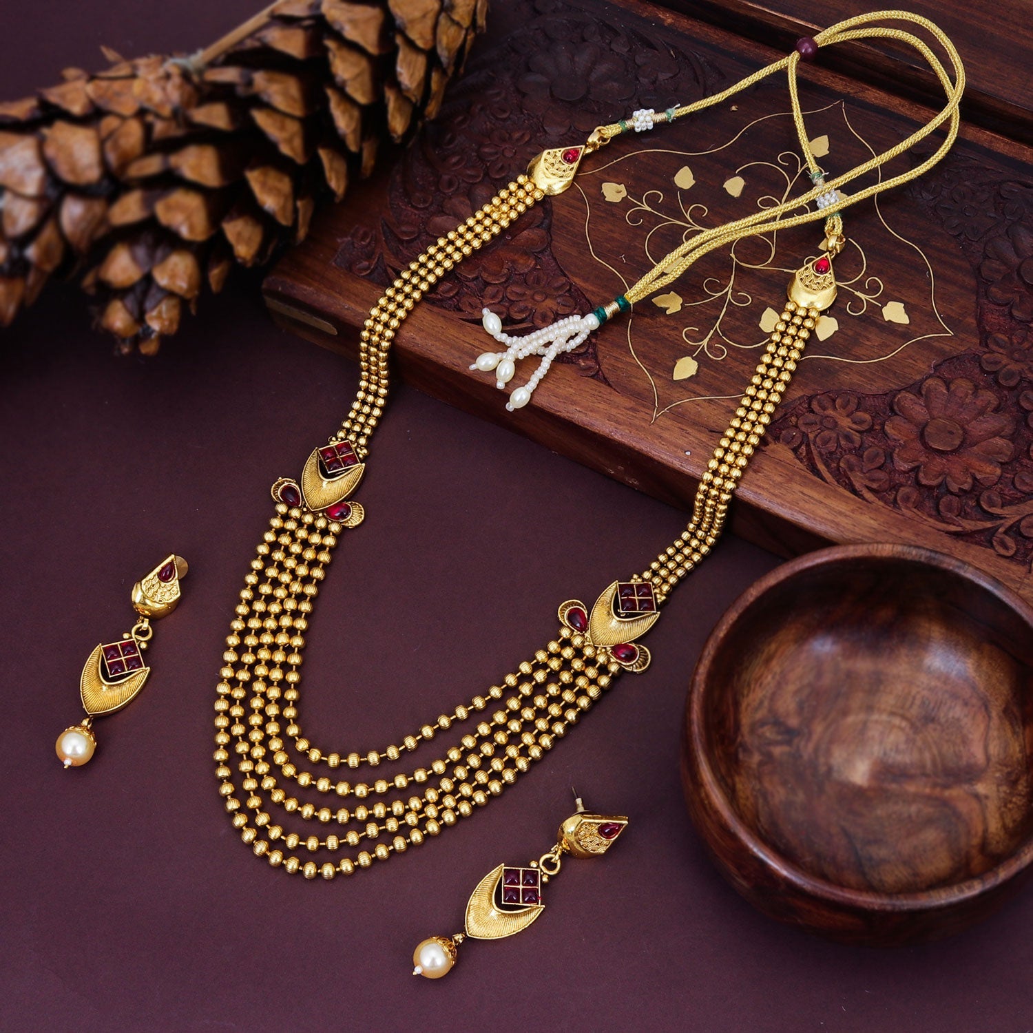 Gold plated pendant on sale set