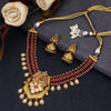 Sukkhi Blooming Pretty Choker Kundan Pearl Gold Plated Necklace Set for Women