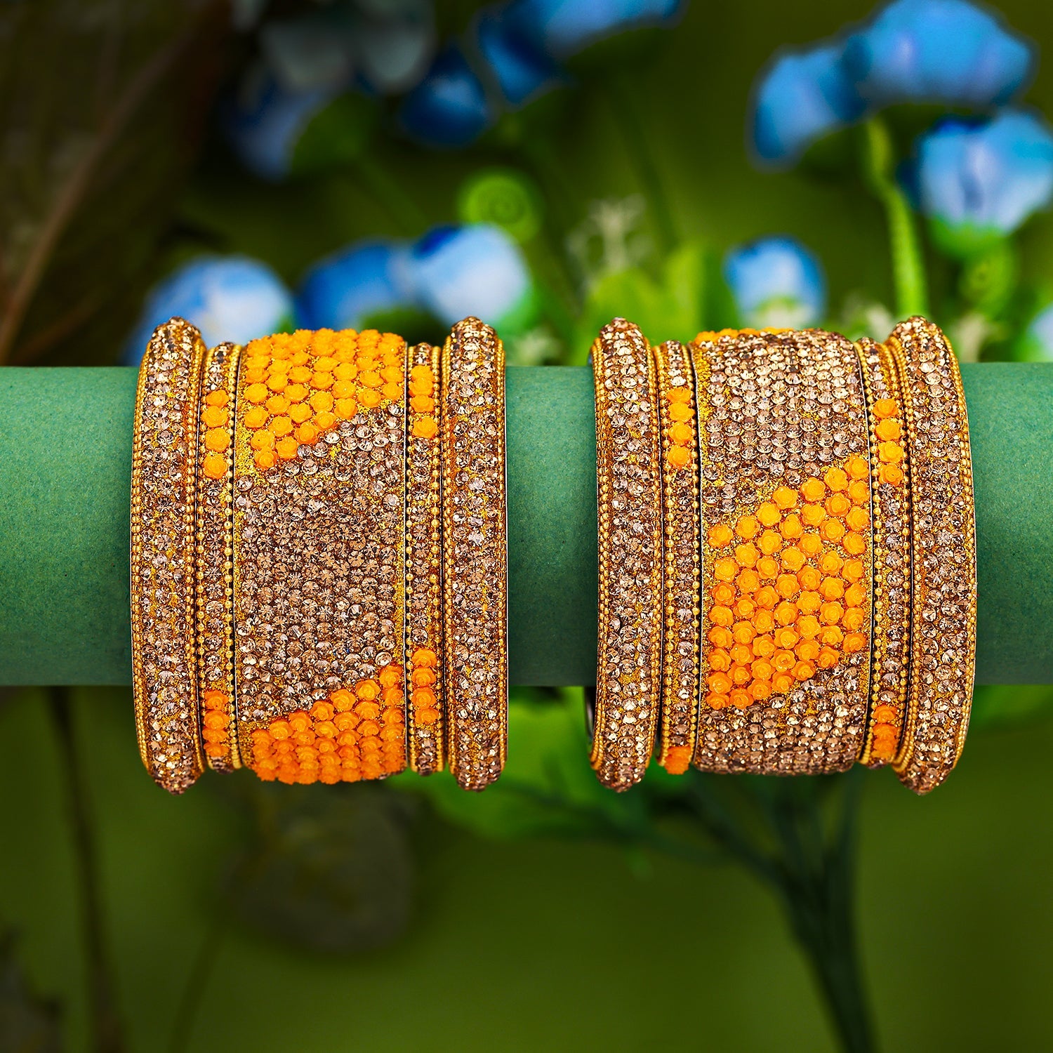 Buy Sukkhi Sparkling Pearl Gold Plated Meenakari Bracelet for Women at  Rs.837 online | Jewellery online