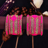 Sukkhi Spectacular Pink Gold Plated Bangle Set for Bride & Women