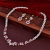 Sukkhi Elegant CZ Choker Ruby Gold Plated Necklace Set For Women