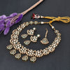 Sukkhi Splendid Kundan Choker Green Gold Plated Necklace Set For Women