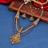 Sukkhi Sensational Kundan & Pearl Lakshmi Gold Plated Necklace Set For Women