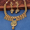 Sukkhi Gorgeous Pearl Peacock Gold Plated Necklace Set For Women