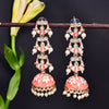 Sukkhi Classic Kundan & Pearl Jhumki Gold Plated Earring For Women