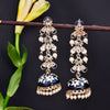 Sukkhi Fabulous Kundan & Pearl Jhumki Gold Plated Earring For Women