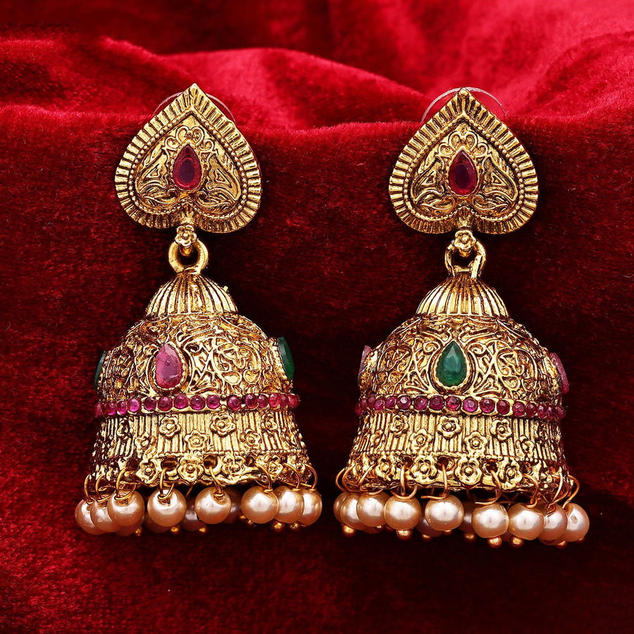 Buy Sukkhi Eye-Catching Gold Plated Jewellery Set (KDB-1404775)