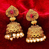 Sukkhi Classy Lovely Pearl Jhumki Gold Plated Earring For Women