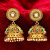 Sukkhi Pretty Dazzling Pearl Jhumki Gold Plated Earring For Women