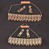Sukkhi Glamorous Choker Kundan & Pearl Golden Gold Plated Necklace Set For Women