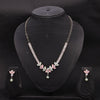 Sukkhi Elegant Choker CZ Pink & Green Gold Plated Necklace Set For Women